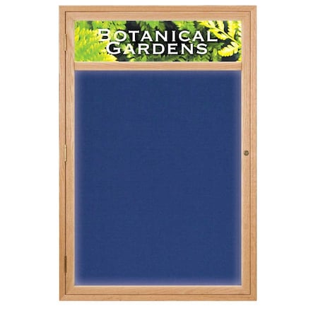 United Visual Products Open Faced Traditional Rounded Corkboard UV640ARC-BRONZE-COBACC